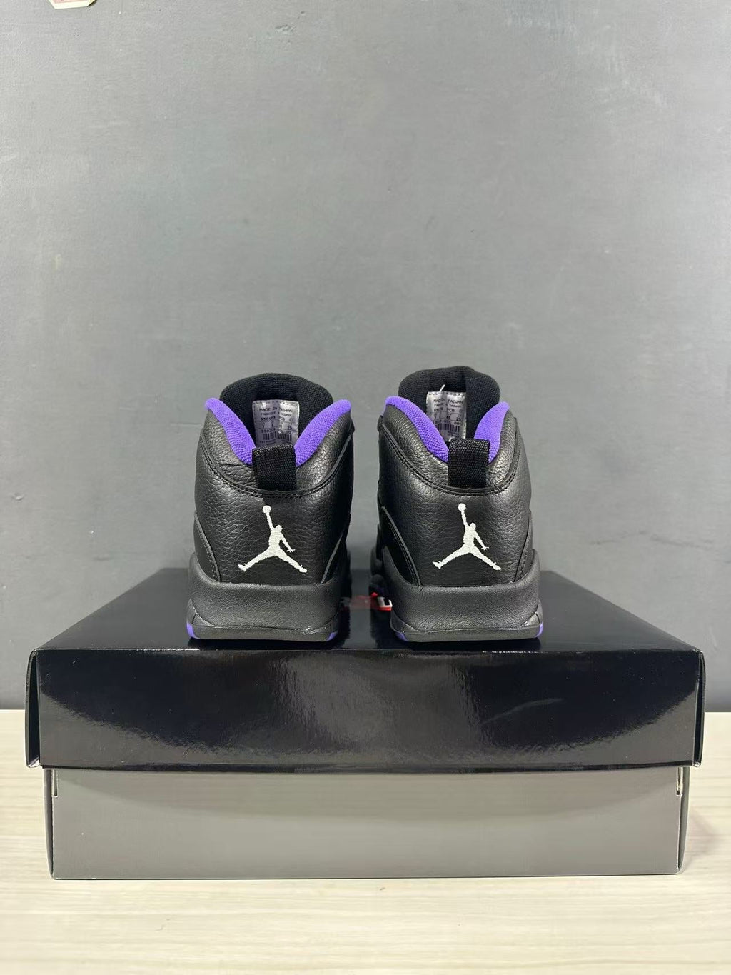 Jordan Air Jordan 10 High-Top Sneakers Black Purple 130209-051