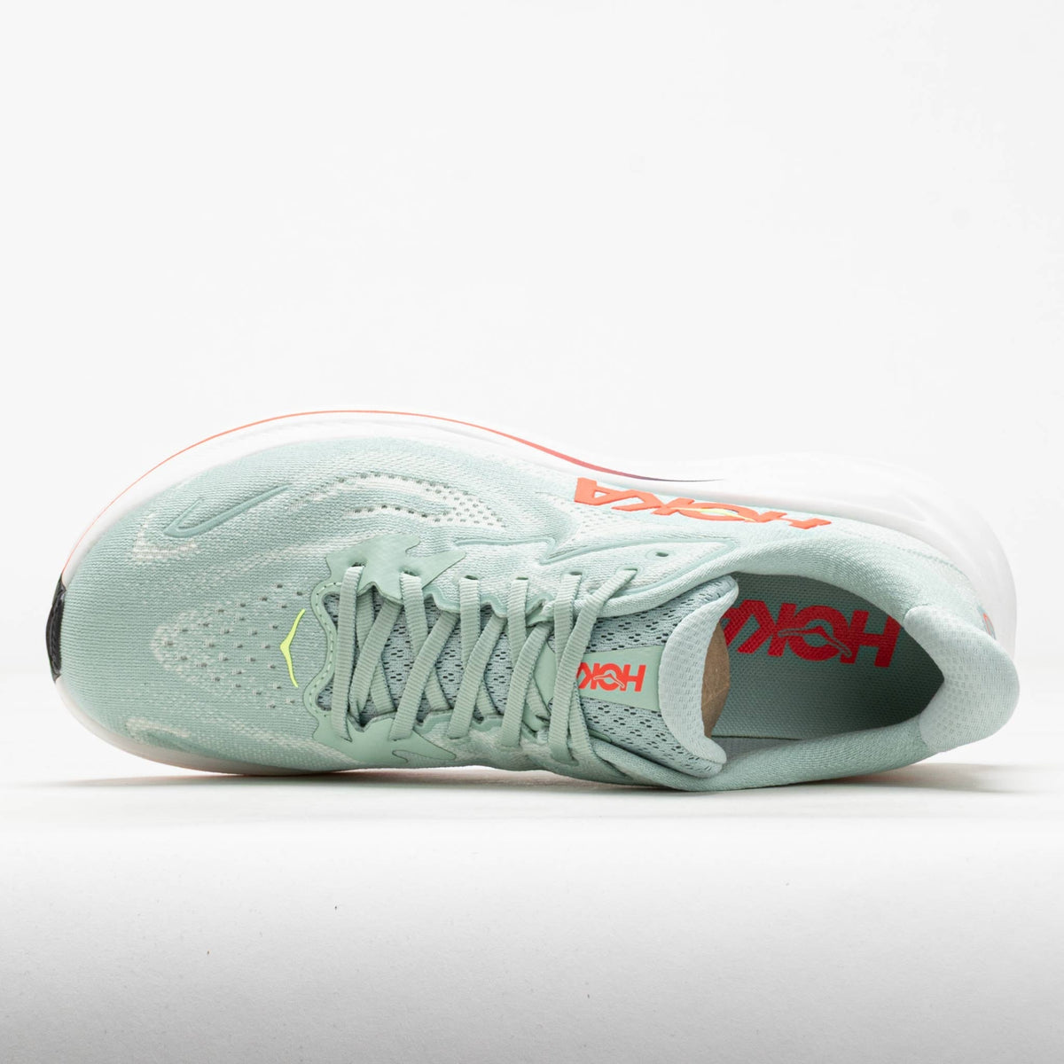 Hoka Clifton 10 Men's  - SAGE / NEON FLAME