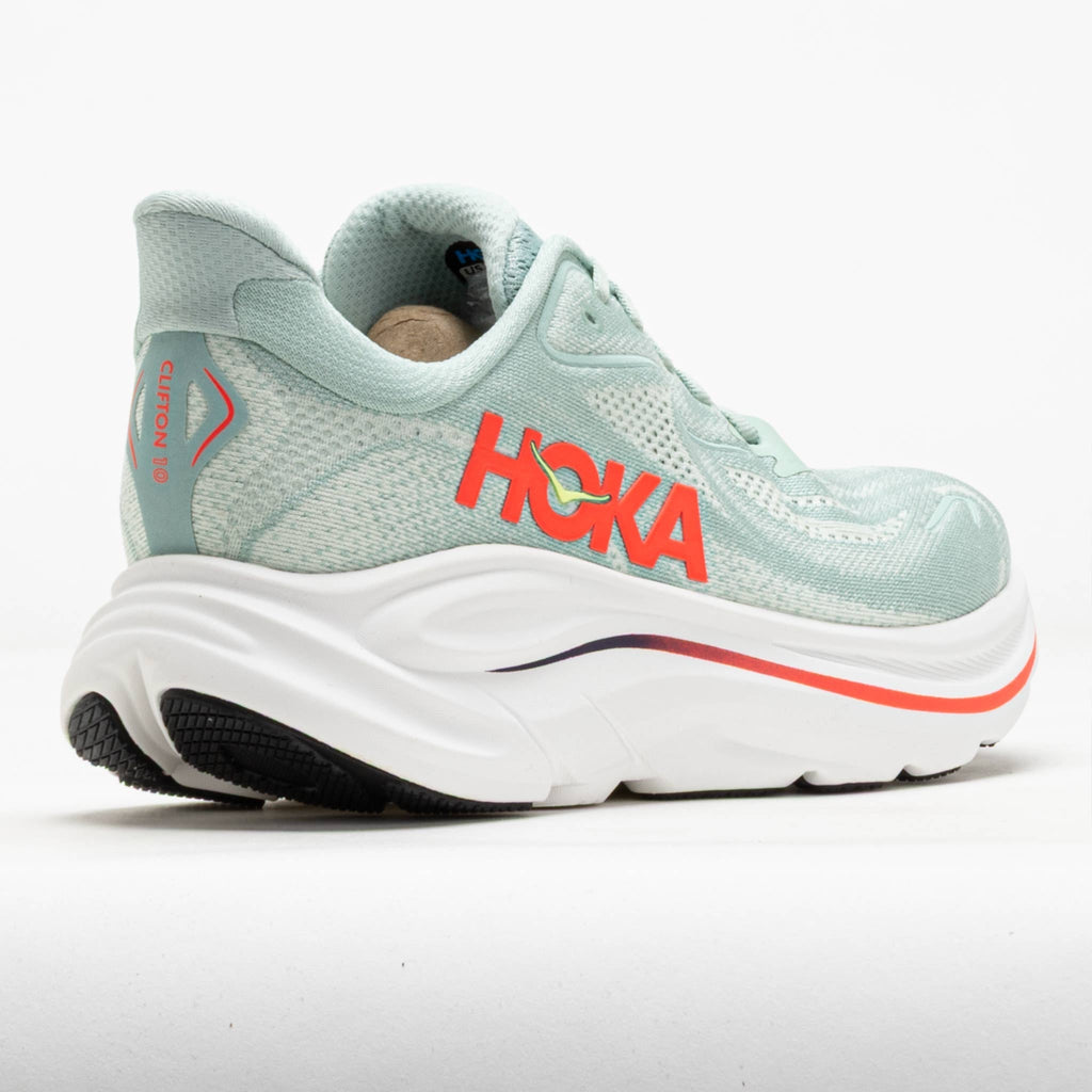 Hoka Clifton 10 Men's  - SAGE / NEON FLAME