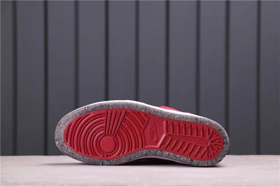 Air Jordan 1 Crater Red Red Black High-Top Sneakers CT0978-600