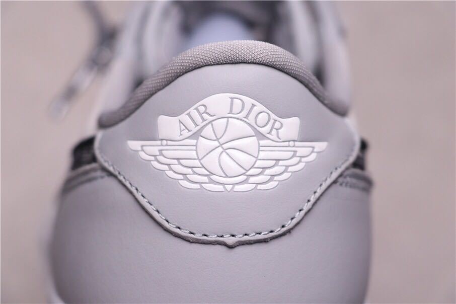 Jordan Dior x Air Jordan 1 Low Grey White Black CN8608-002