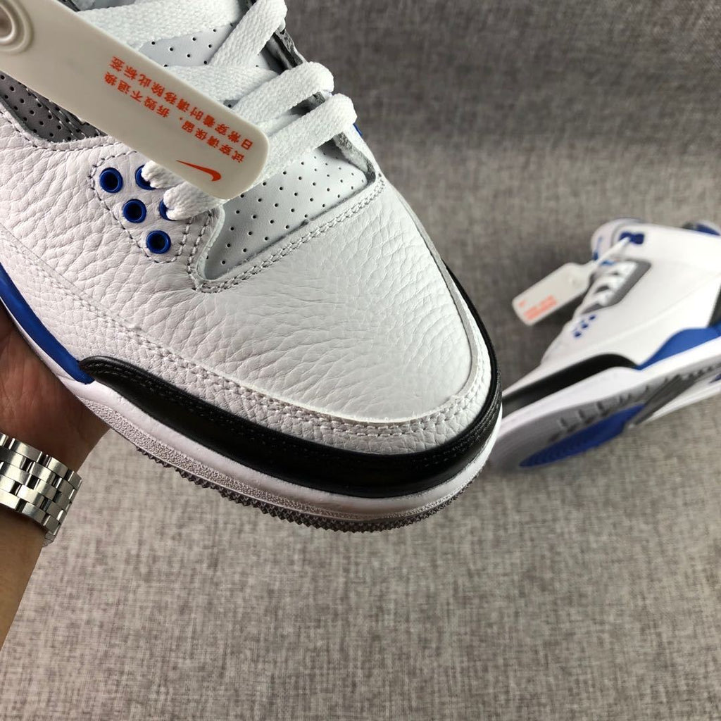 Fragment x Air Jordan 3 White Blue Sneakers CT8532-040