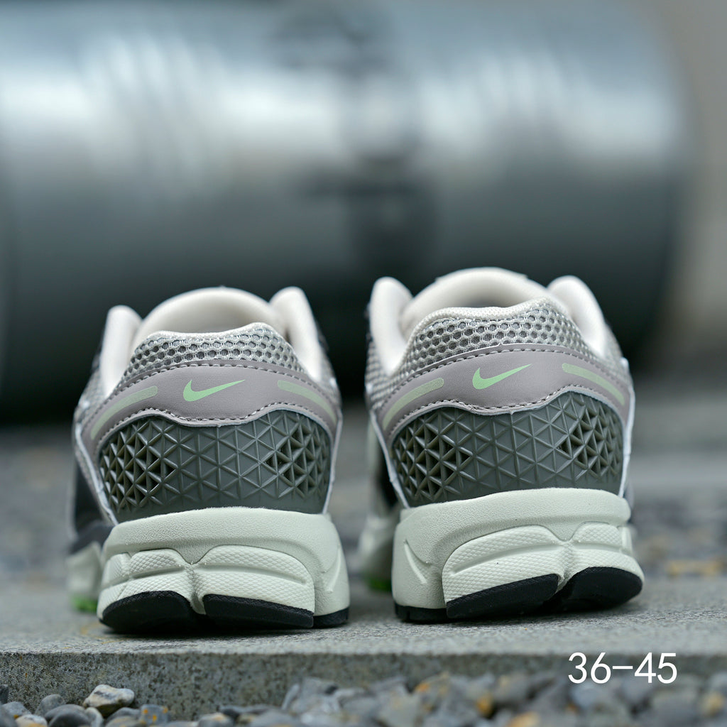 Nike Air Zoom Vomero 5 Sneakers in Gray and Volt Green