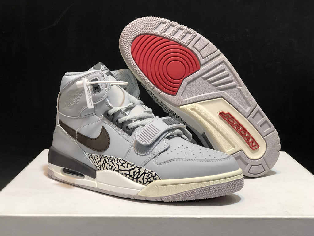Air Jordan Legacy 312 Grey Cement Men's Basketball Shoes AV3922-002