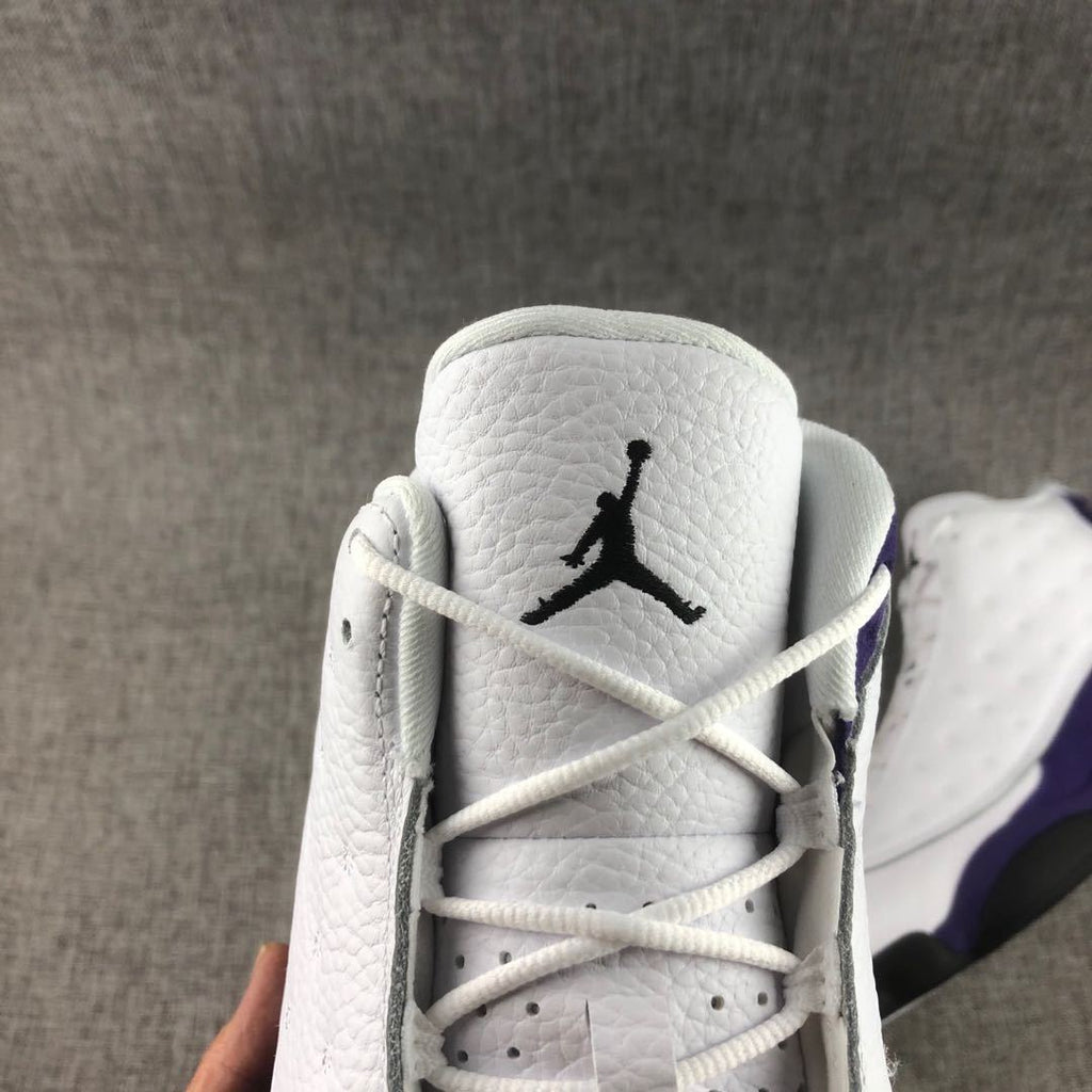 Jordan Air Jordan 13 Lakers Sneakers White Purple 414571-105