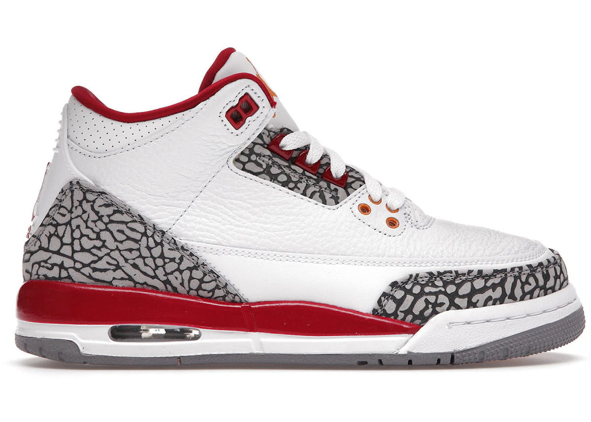 Jordan 3 Retro Cardinal (GS) - Pre-Owned