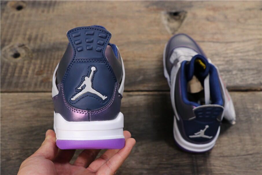 Air Jordan 4 Retro SE GS Moonsoon Blue Sneakers