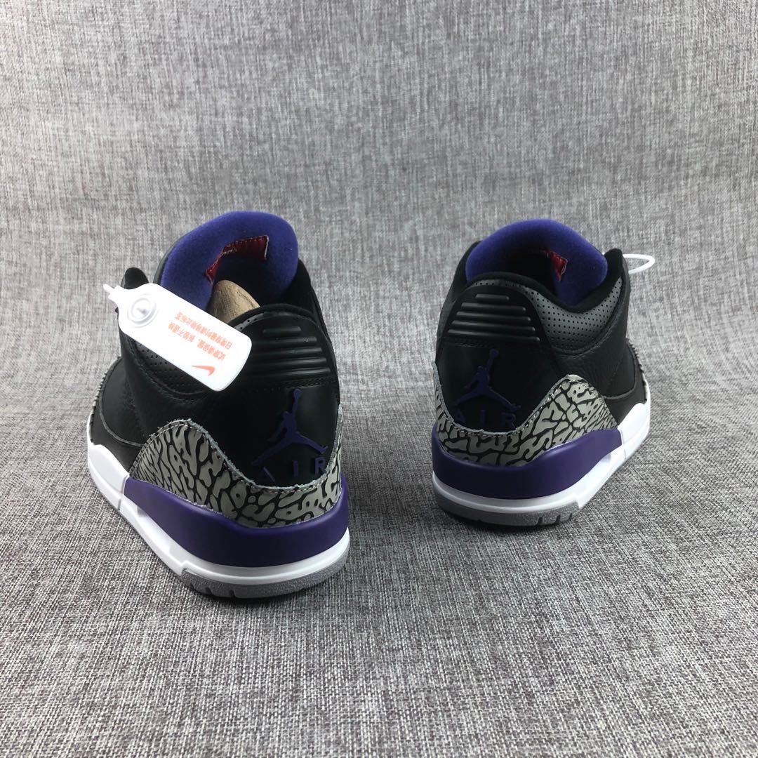 Jordan Air Jordan 3 Court Purple Black Sneakers CT8532-050