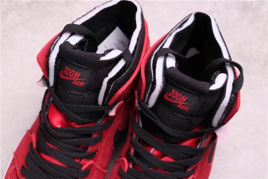Air Jordan 1 Crater Red Red Black High-Top Sneakers CT0978-600