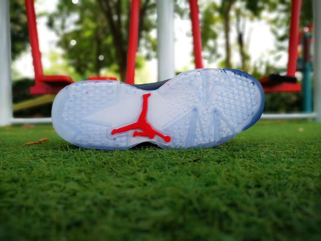 Jordan Air Jordan 6 Charity Sneakers in Navy, Red and White