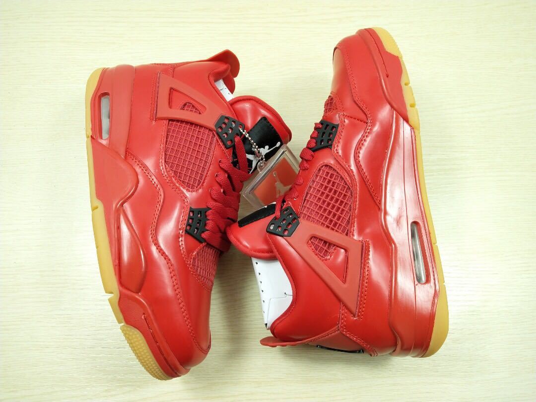 Air Jordan 4 Singles Day Red Sneakers AV3914-600