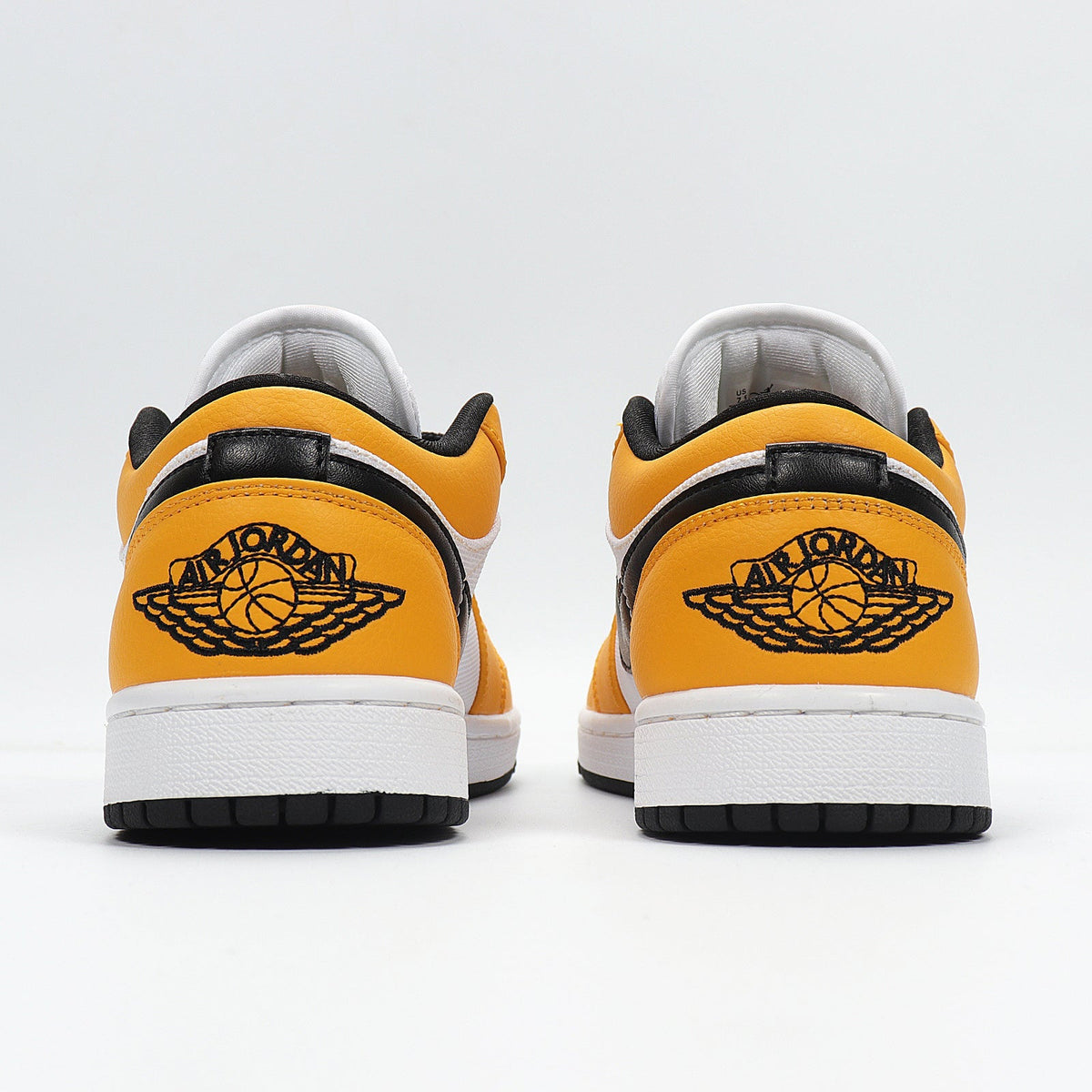 Nike Air Jordan 1 Low Lakers Sneakers, White and Gold CZ4776-107