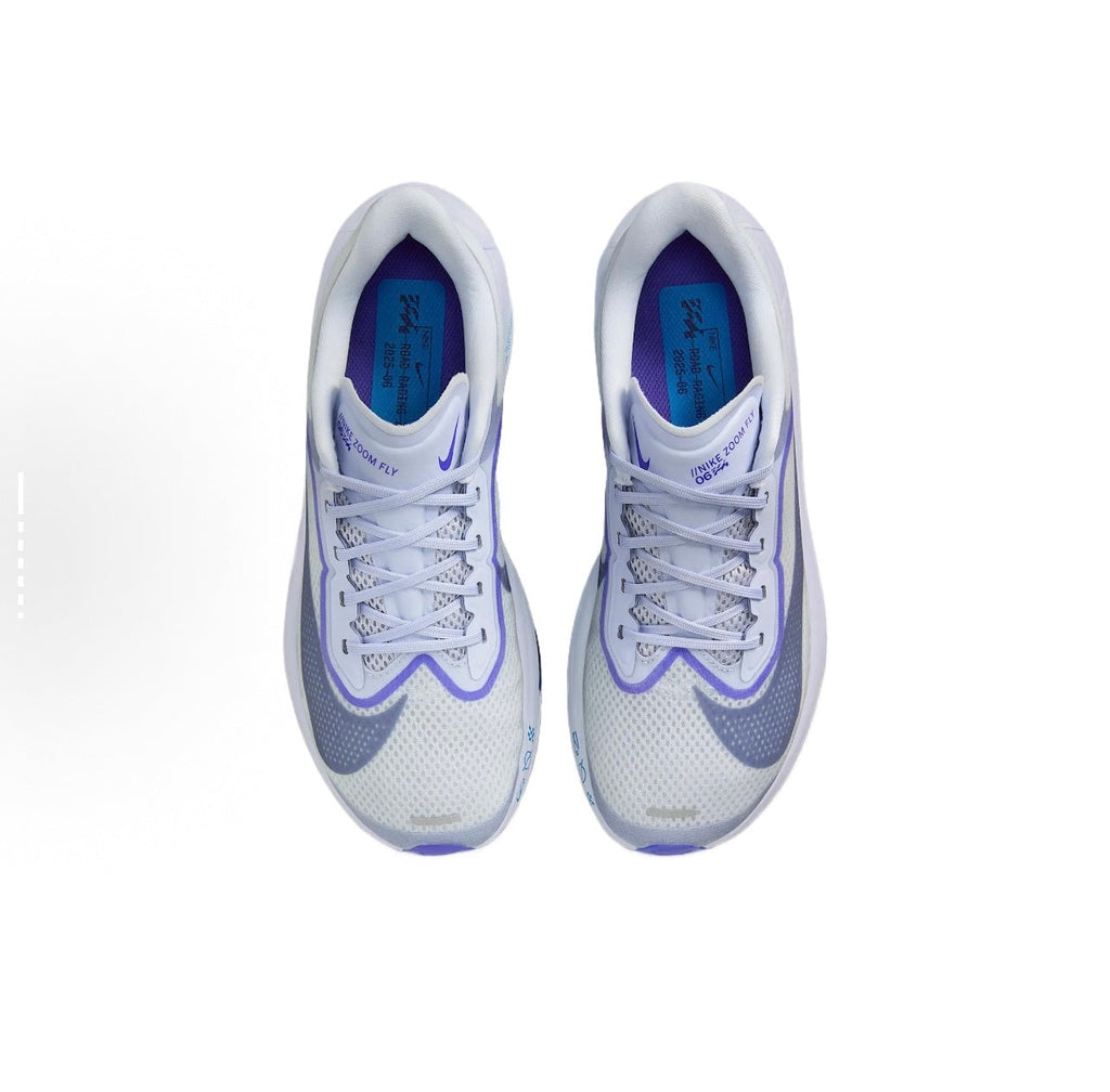 Nike Zoom Fly Running Shoes in White and Purple