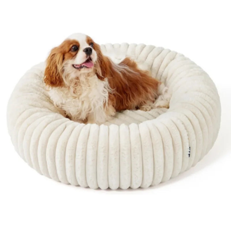 SnuggleNest Rabbit Plush Pet Bed – Cozy Comfort for Cats & Dogs
