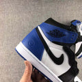 Jordan 1 Retro Fragment Black White Blue Sneakers 716371-040