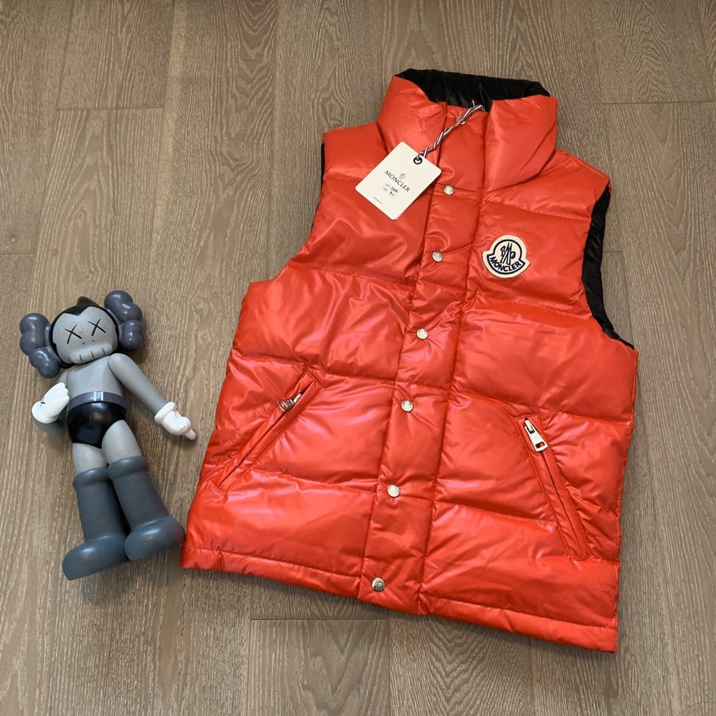 Moncler Glossy Quilted Down Vest