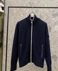 Moncler Men's Full-Zip Mock-Neck Knit Jacket