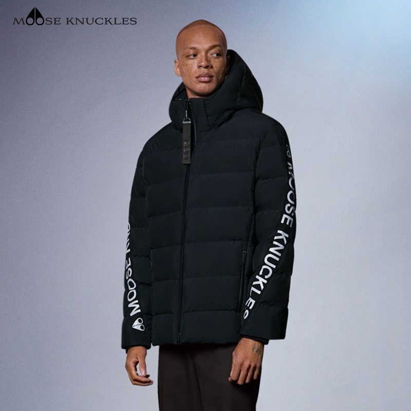 Moose Knuckles Hooded Puffer Jacket