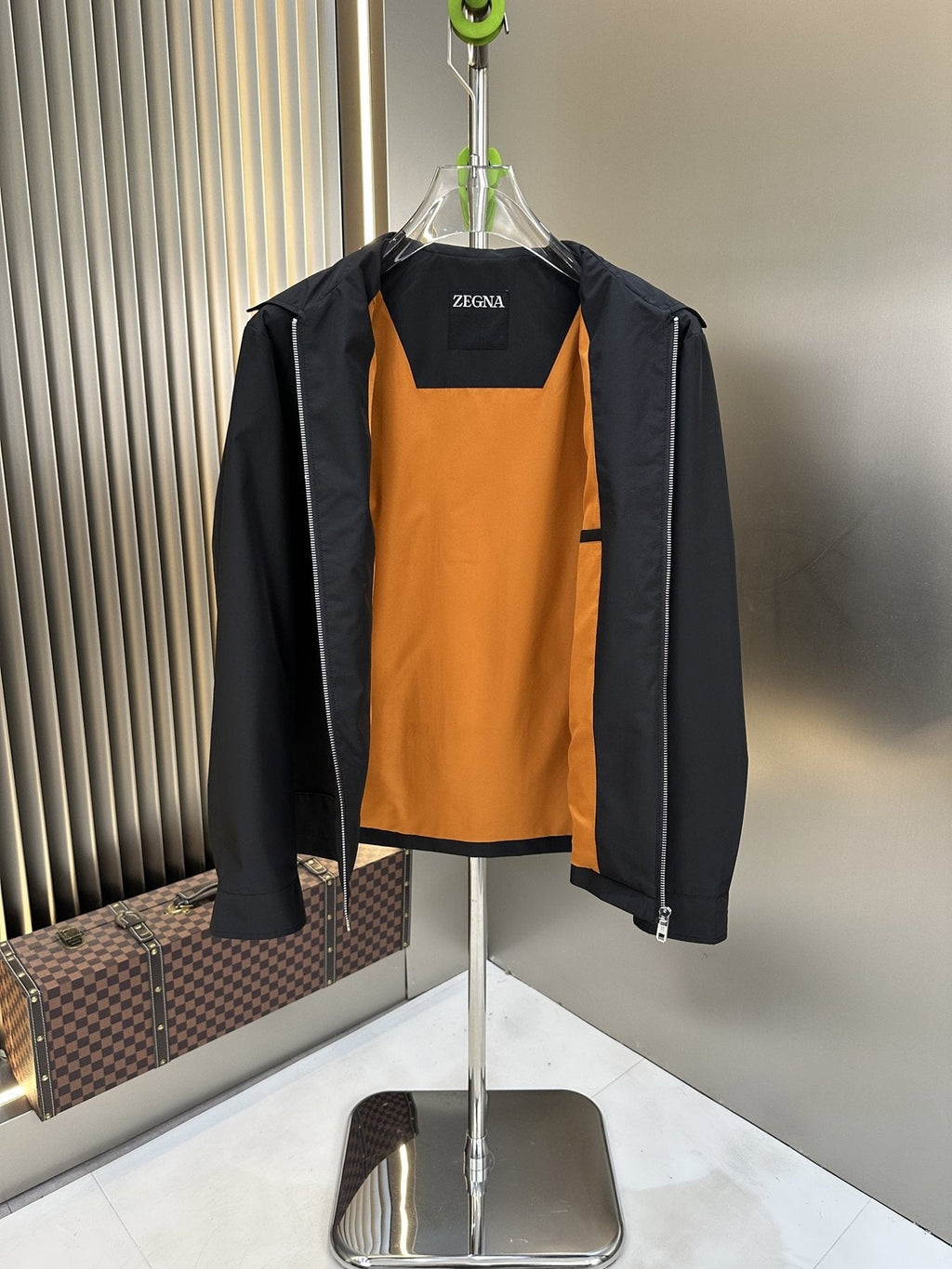 Zegna Zip-Front Collared Jacket