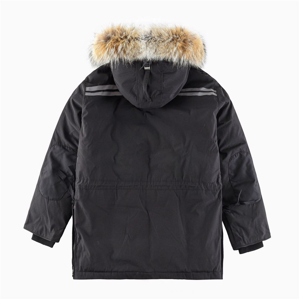 Canada Goose Hooded Long Down Jacket