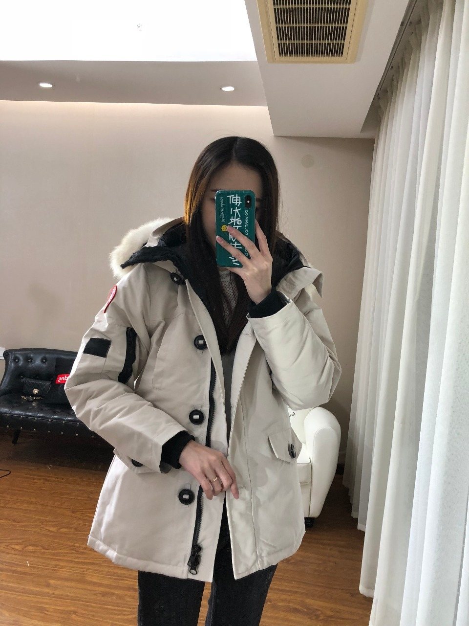 Canada Goose Women's Fur-Trim Hooded Parka Jacket
