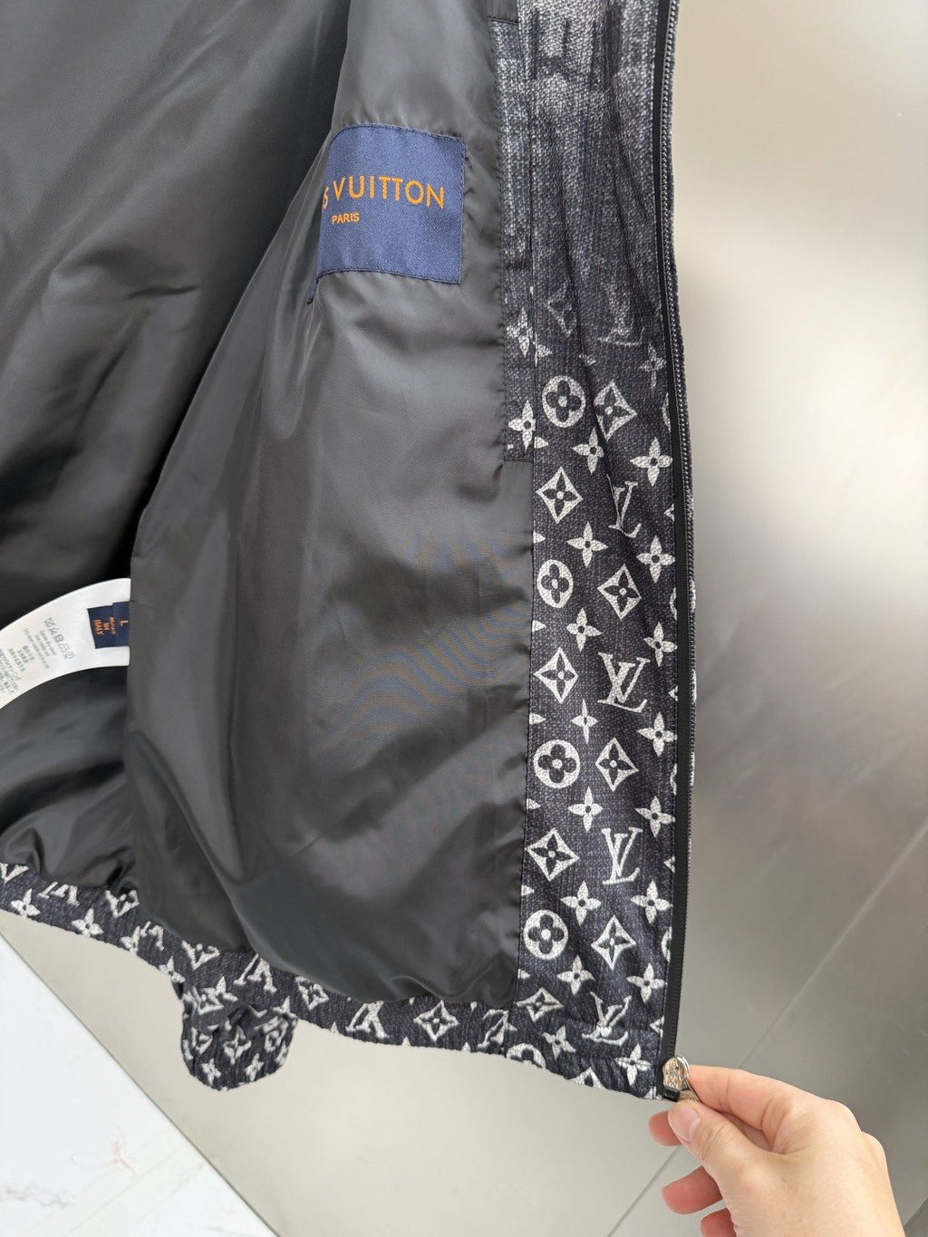 LV Gradient Monogram Hooded Windbreaker