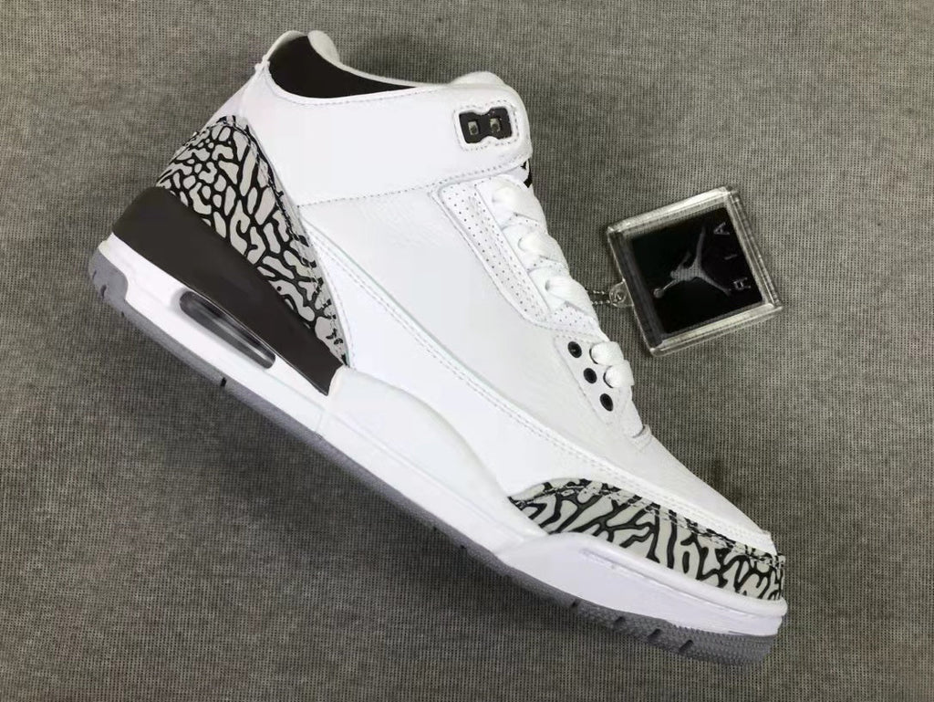 Jordan Air Jordan 3 Women's White Brown Sneakers DH3434-110
