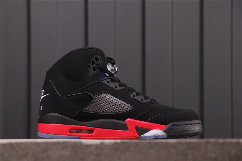 Jordan Air Jordan 5 Top 3 Sneakers Black Red Purple