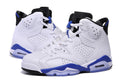 Jordan Air Jordan 6 High-Top Sneakers White and Blue