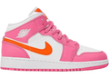 Jordan 1 Mid Pinksicle Safety Orange (GS)