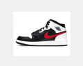 Jordan 1 Mid Red Eye Panda Black Red White 554725-075