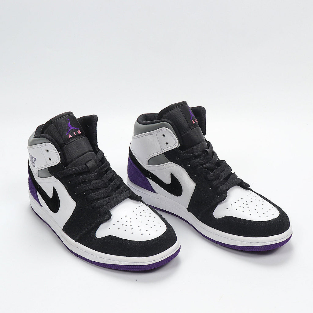 Jordan Air Jordan 1 High Sneakers Black White Purple 852542-105