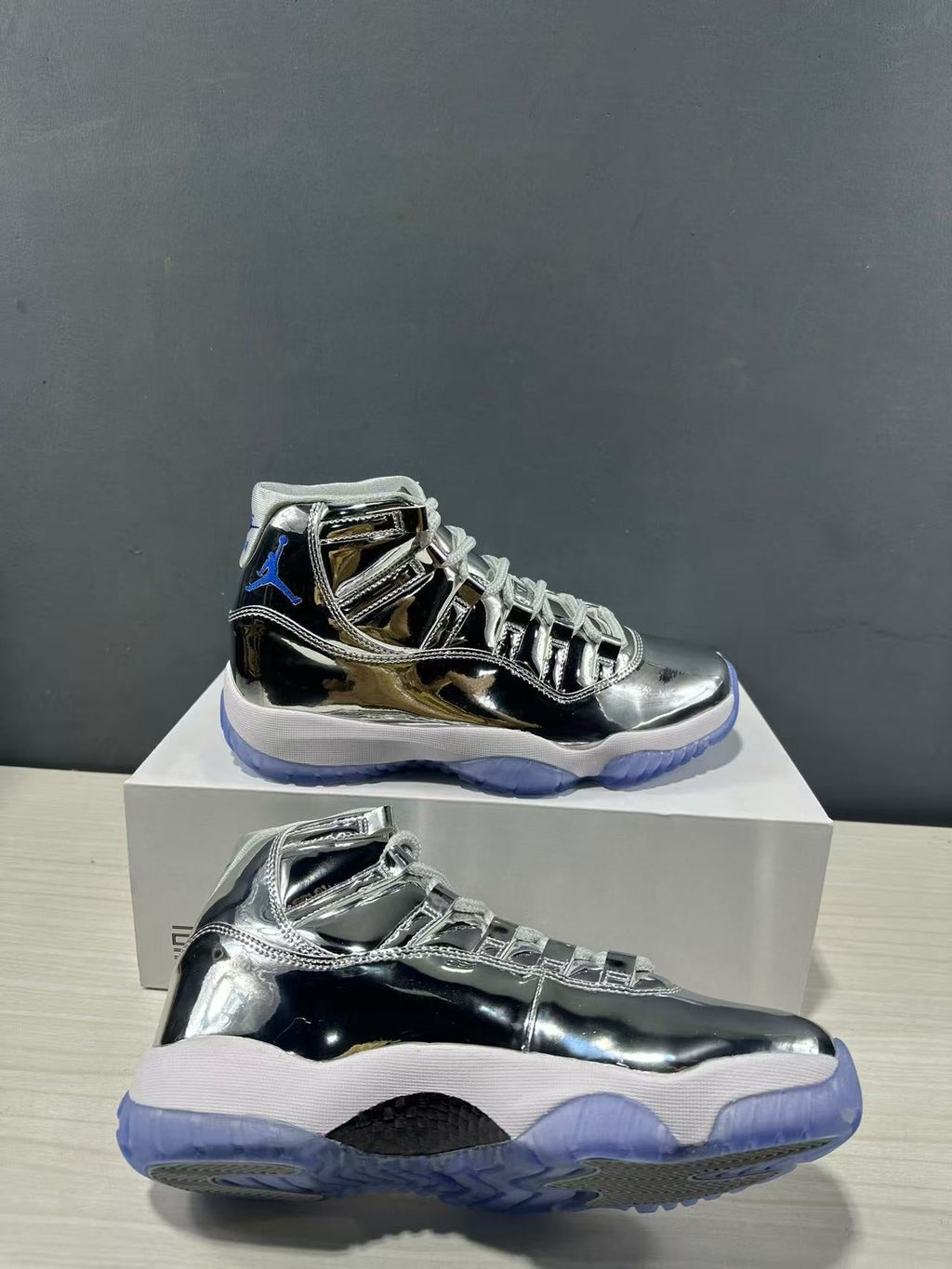 Jordan Air Jordan 11 Retro Silver High-Top Sneakers CT8012-730