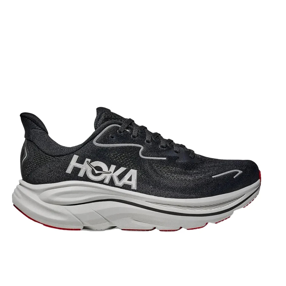 Hoka Clifton 10 Men's  - BLACK / WHITE